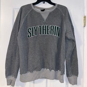 AUTHENTIC Slytherin Sweatshirt Harry Potter Retired Design size L